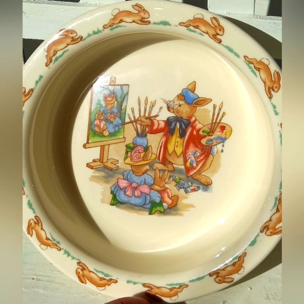Vintage Royal Doulton Bunnykins Cereal Bowl